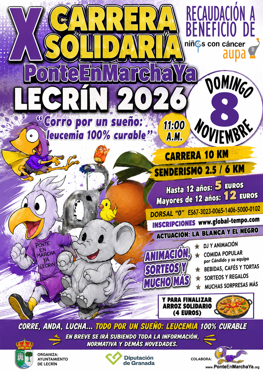X Carrera Solidaria PonteEnMarchaYa Lecrín 2026